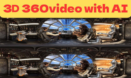 Stellar Wars（The 56th generative‑AI 360 video is in 3D）