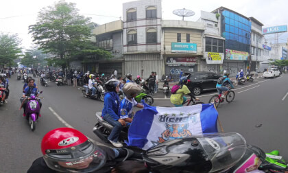 Street Atmosphere During Persib Championship Celebration Part 5 PERSIB JUARA