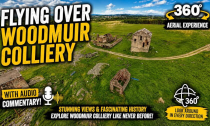Woodmuir Colliery - Scotland | 🚁 8K 360° Drone Flight | Audio Commentary