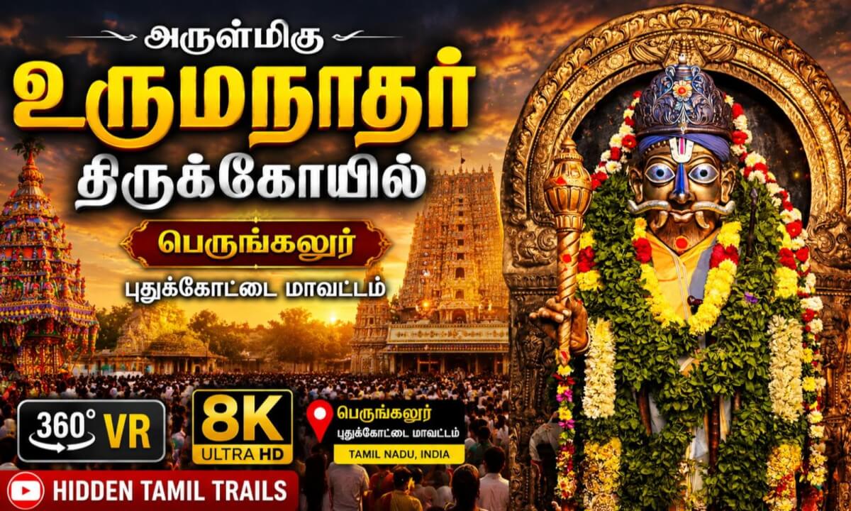 Arulmigu Urumanathar Temple, Perungalur | Pudukottai | 360° VR Experience in 8K