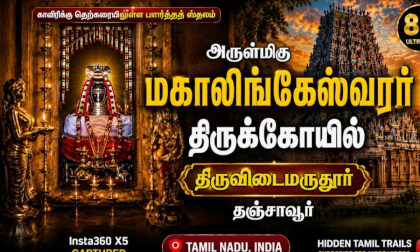 Experience the spiritual grandeur of the ancient Mahalingeswarar Temple in immersive 360° VR and 8K Ultra HD quality.