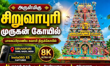 Siruvapuri Murugan Temple | Bala Subramanya Swamy Temple | 360° VR Experience | 8K Ultra HD