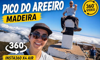 Pico do Areeiro Madeira in 360° ⛰️ The Most EPIC View in Europe?!