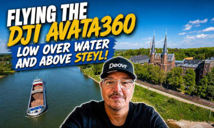 DJI Avata360 Flying Low Over the River Maas & Above Steyl | 8K VR 360°