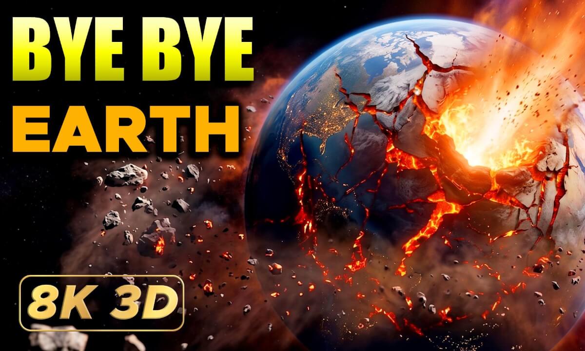 Different ways to destroy Earth in fiction 🌍💥 (VR180)