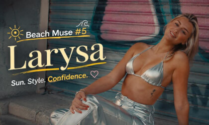 Beach Muse #5 – Larysa | Walking Between Dunes and Waves