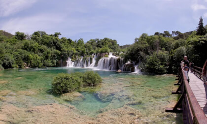 Walking Through Krka National Park  Part 1🌿  Waterfalls in 8K VR180