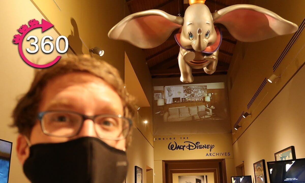 360º Tour of Inside The Walt Disney Archives at The Bowers Museum