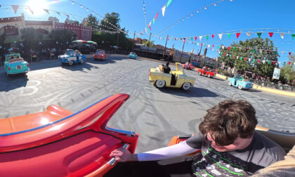 11. Disneyland's Luigi's Joy to the Whirl car ride (Doug and Patrick)