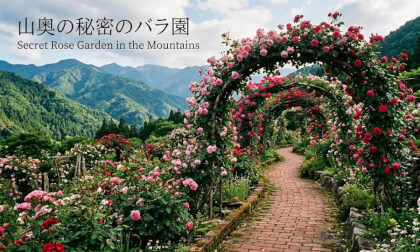 Beautiful Rose Garden Hidden Deep in the Mountains