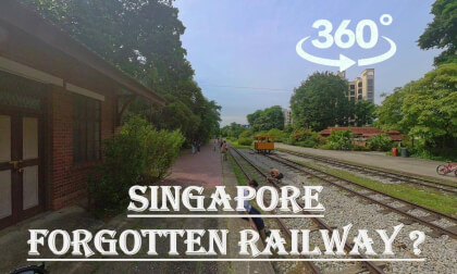 Singapore Rail Corridor Walk to Bukit Timah Railway Station | VR360 Heritage Journey