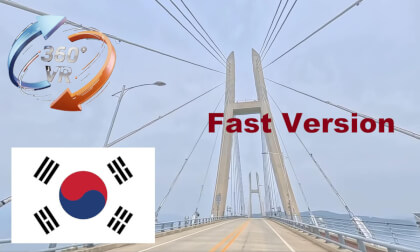 (Fast Ver.) Haenam, Wando, Jangbogo Bridge, Sinjido, Gogeumdo, Deungnyang Station, 해남, 완도, 장보고대교, 고금도, 득량역