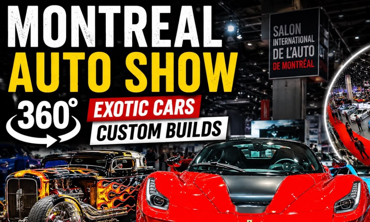 Montreal Auto Show 360° 🔥 Rare Exotic Cars and Incredible Custom Builds