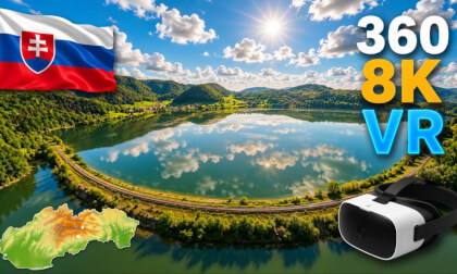 Slovakia from Above 🇸🇰 | Spectacular Lakes & Mountains | 360 8K VR Drone Flight