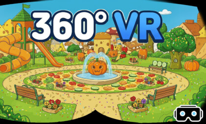 [360° VR] 김빠지는 쌀밥이네 가상 공간 투어 Virtual Tour of "Ssalbap" Animation Spaces
