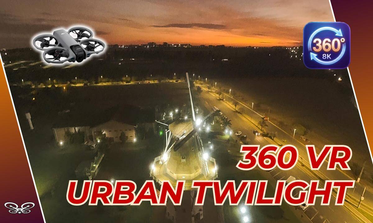 Golden Hour Skyline | Relaxing VR Drone Flight