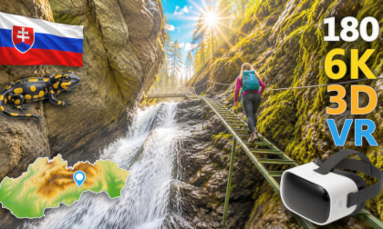 🇸🇰 Explore one of the wildest corners of Slovak Paradise National Park in immersive 180° 3D VR.