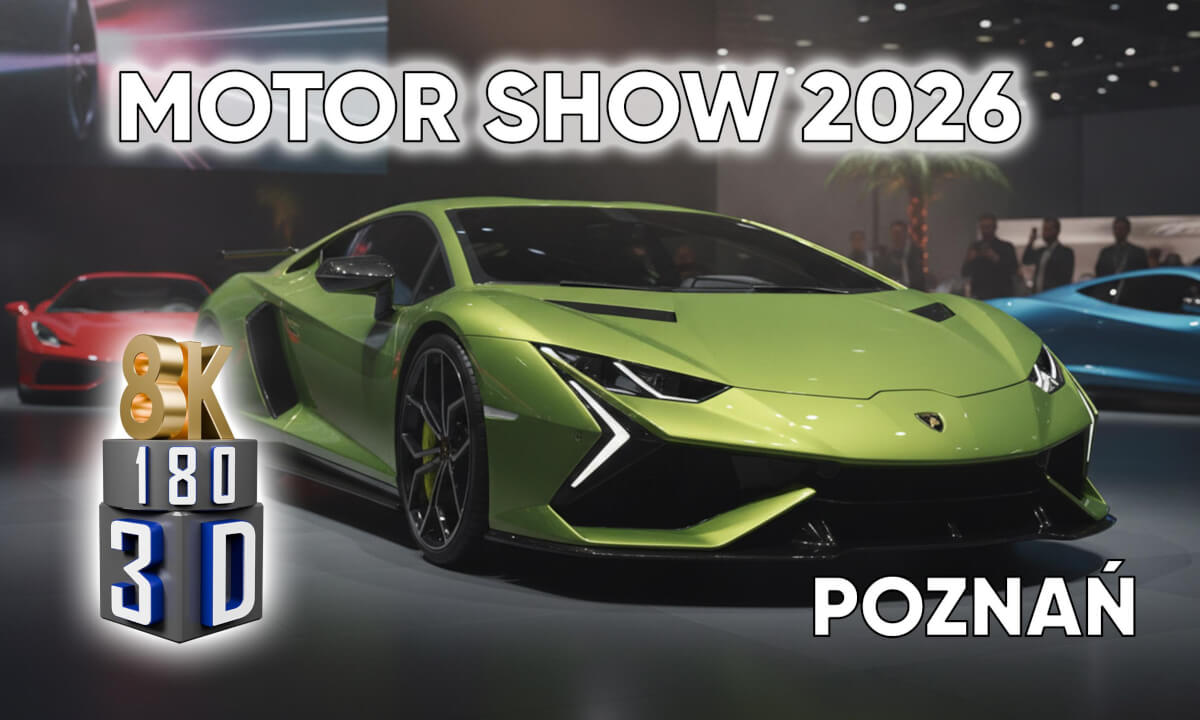 Supercars at Poznań Motor Show 2026 | 8K 180° 3D cars VR