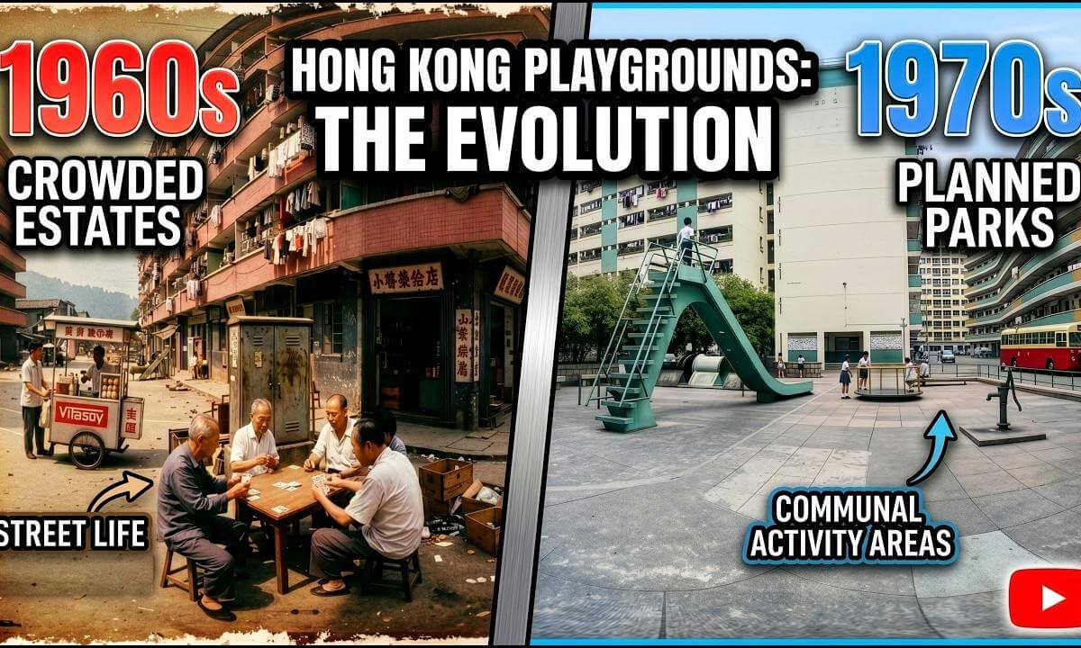 🇭🇰 Hong Kong Playgrounds: The 1960s vs 1970s Evolution