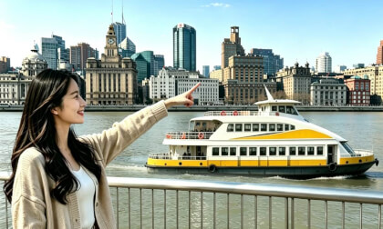 ¥2 Ferry Ticket | Affordable River Crossing & Riverside Scenery in Shanghai