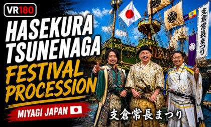 Hasekura Tsunenaga Festival Procession | Miyagi Japan VR180
