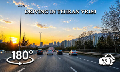 VR180 3D Drive on Hemmat Expressway | Tehran, Iran | Immersive Road Trip