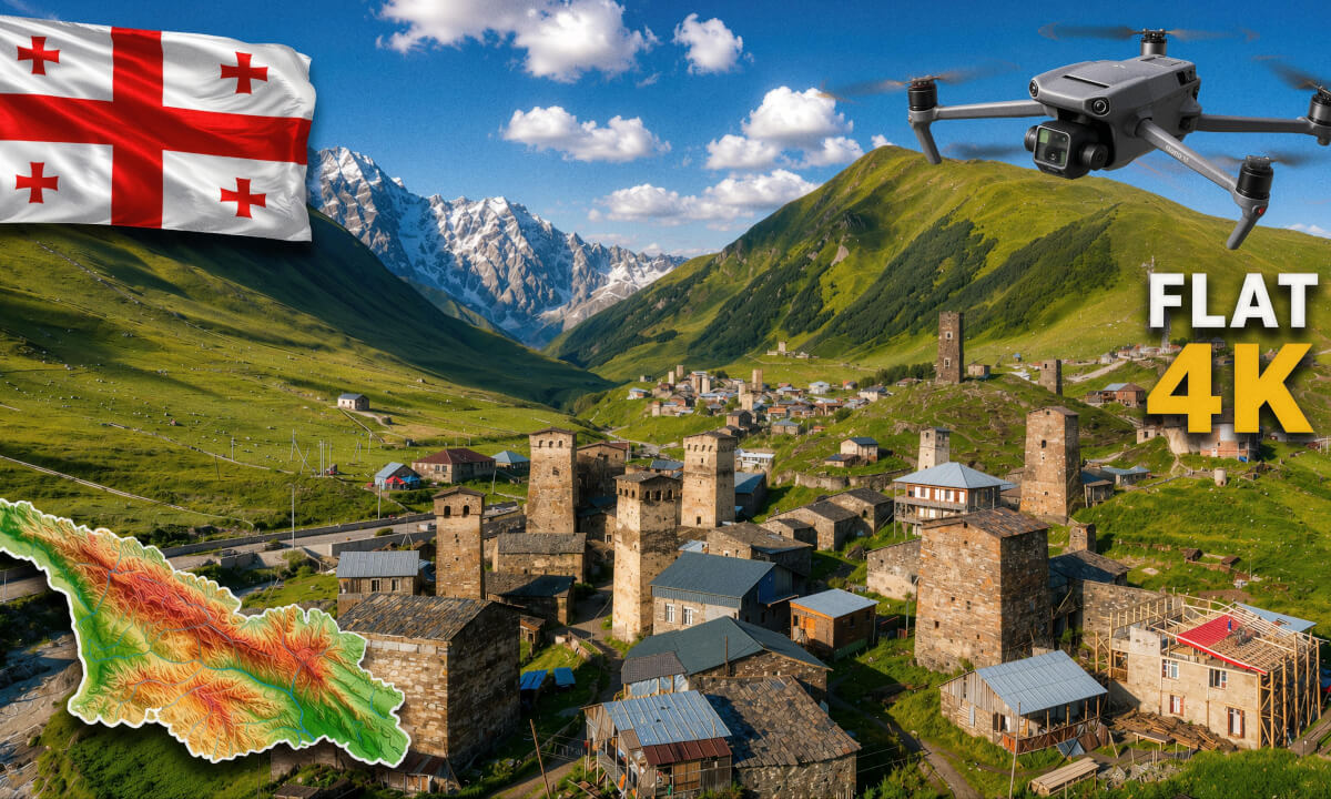 🇬🇪 Essence of Georgia | FLAT 4K | Svaneti • Kazbegi • Tusheti • Tbilisi • Batumi
