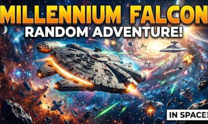 A Quick Trip Through Space On a YT-1301 light freighter