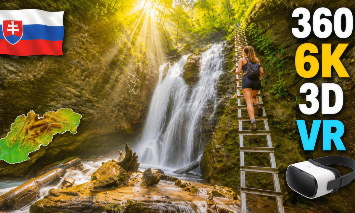 🥾 Slovak Paradise in 360° VR 🇸🇰 | Suchá Belá, Veľký Sokol & Hornád Gorge | 6K 3D