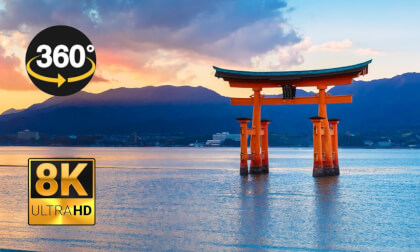 Miyajima Island, Japan | 360º 8K The sacred island of Japan