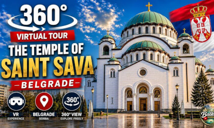 The Temple of Saint Sava Belgrade Serbia 360 4k virtual tour Hram Svetog Save Beograd Srbija