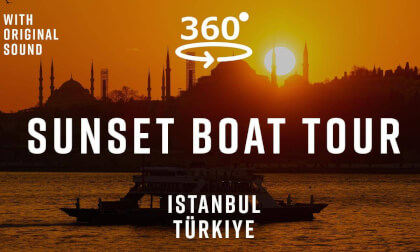 Private Sunset Boat Tour – Istanbul, Türkiye 🇹🇷 | 360° Bosphorus Cruise | Original Sound