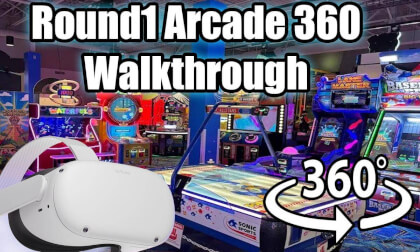 🥽 Round1 Arcade 360° Walkthrough -  Puyallup WA USA - ThornsVR