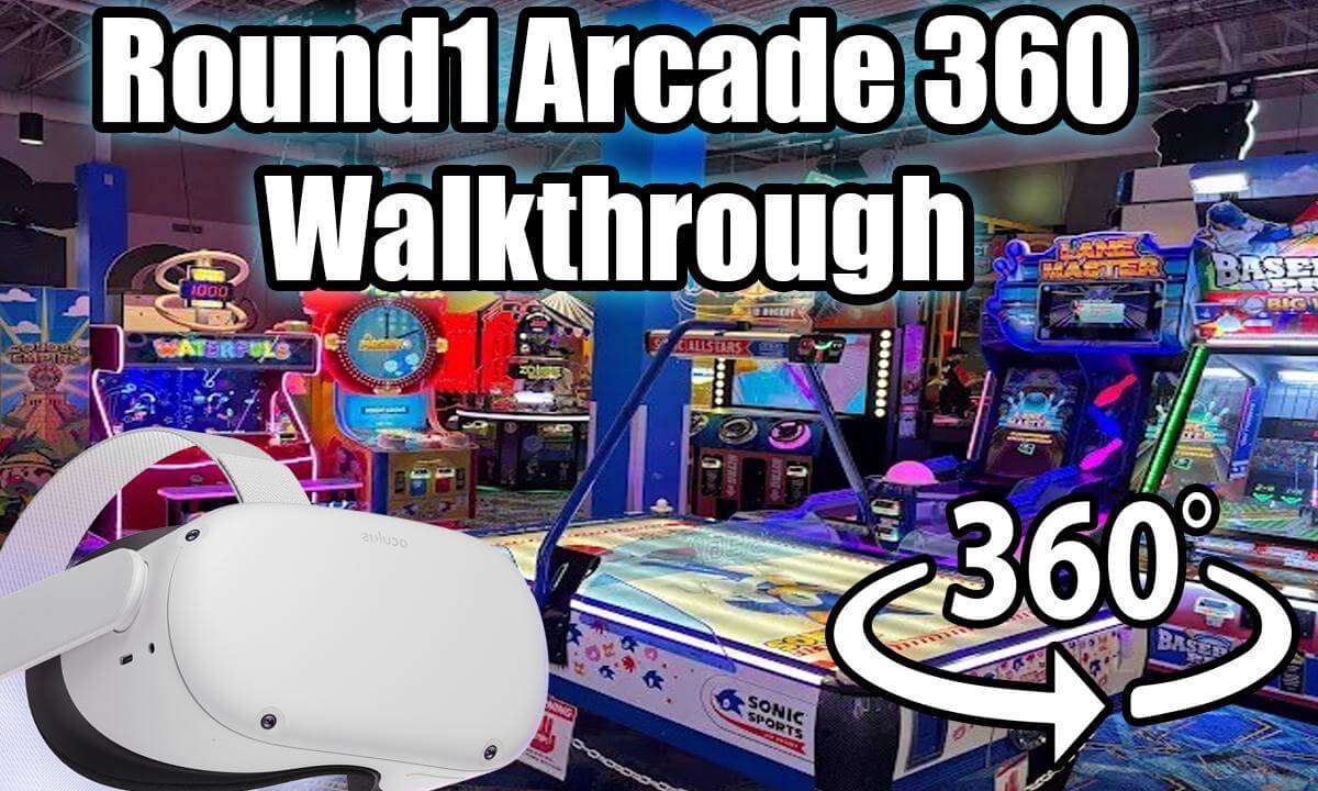 🥽 Round1 Arcade 360° Walkthrough - Puyallup WA USA - ThornsVR