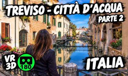 Treviso Città d’Acqua VR180 3D | Porta Calvi, Ponte Dante e Buranelli – Parte 2 (aprile 2026)