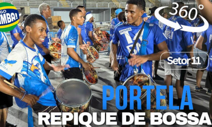 HOT samba drumming from Rio de Janeiro POV 360