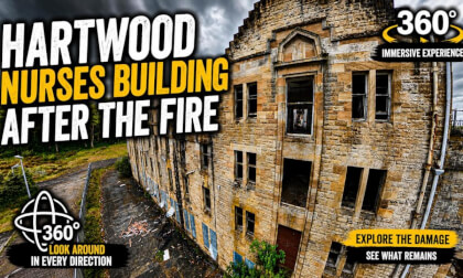 Hartwood Nurses Building - Scotland | 🚁 8K 360° Drone Flight | After The Fire