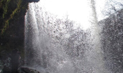 20260407-Behind Sgwd yr Eira waterfall