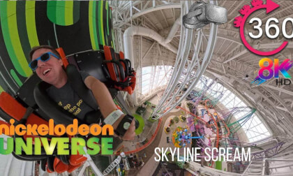 VR 360º Skyline Scream Ride at Nickelodeon Universe