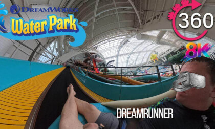 VR 360º Dreamrunner Water Slide at Dreamworks Waterpark