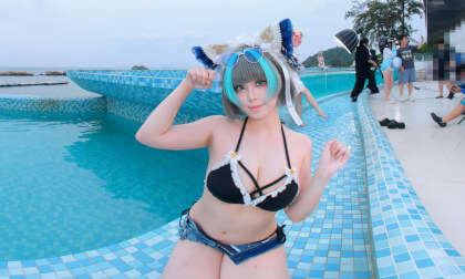 Coser Pool Photoshoot Party Vol.03 实力coser 猫裘