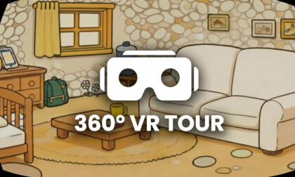 [360° VR] 김빠지는 쌀밥이네 가상 공간 투어 Virtual Tour of "Ssalbap" Animation Spaces