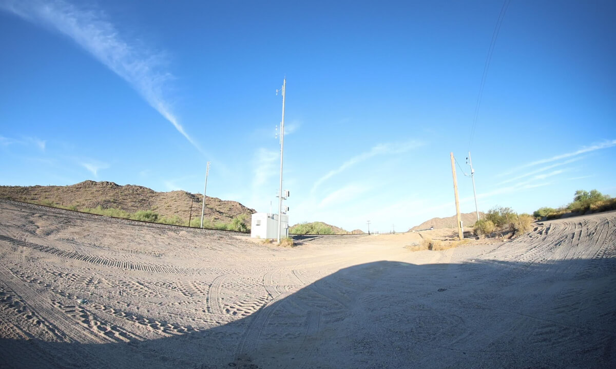 Sunset Limited at Shawmut Curve | Sonoran Desert VR180 Railfanning