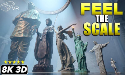 🗽 STATUES Size Comparison ► First-person view 👁️
