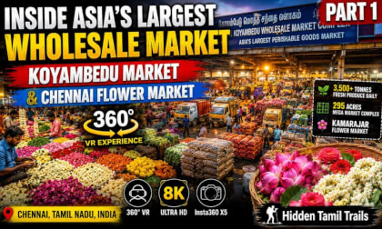 🌸 ASIA'S LARGEST FLOWER MARKET! | KOYAMBEDU 360° VR | PART  🌸