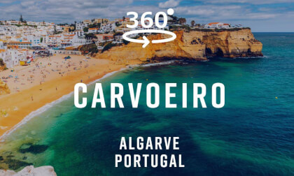 Carvoeiro – Algarve, Portugal 🇵🇹 | 360° Walking Tour