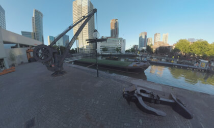 360 VR View to Maritime Museum Harbour in Rotterdam