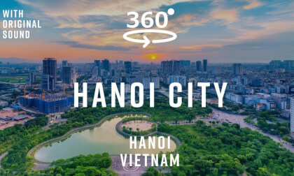 Hanoi City – Hanoi, Vietnam 🇻🇳 | 360° Walking Tour | Original Sound