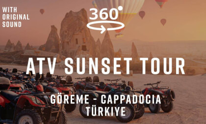 ATV Sunset Tour – Göreme, Cappadocia, Türkiye 🇹🇷 | 360° Adventure Ride | Original Sound