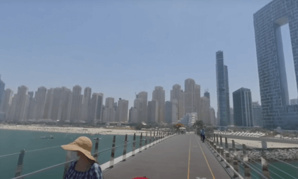 [360] UAE, Dubai, Dubai Marina, JBR, Bluewaters Island, Insta360 Evo